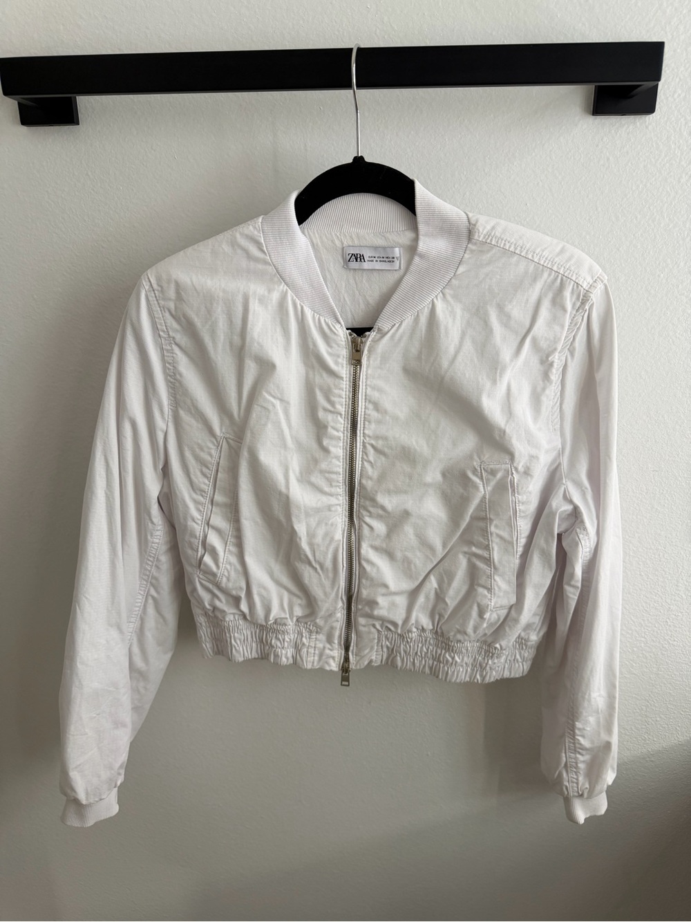 Cropped Bomber Jacket